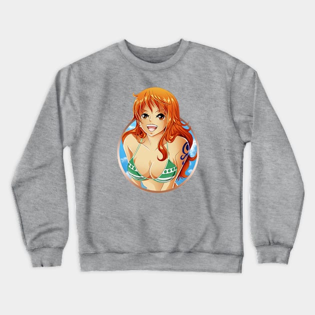 Heavenly Nami Crewneck Sweatshirt by AlexKramer